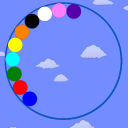 screenshot of the scene