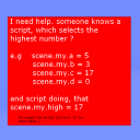 screenshot of the scene