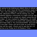 screenshot of the scene