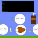 screenshot of the scene