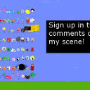 screenshot of the scene