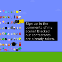 screenshot of the scene