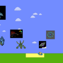 screenshot of the scene