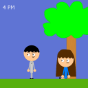 screenshot of the scene