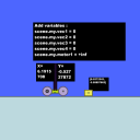 screenshot of the scene